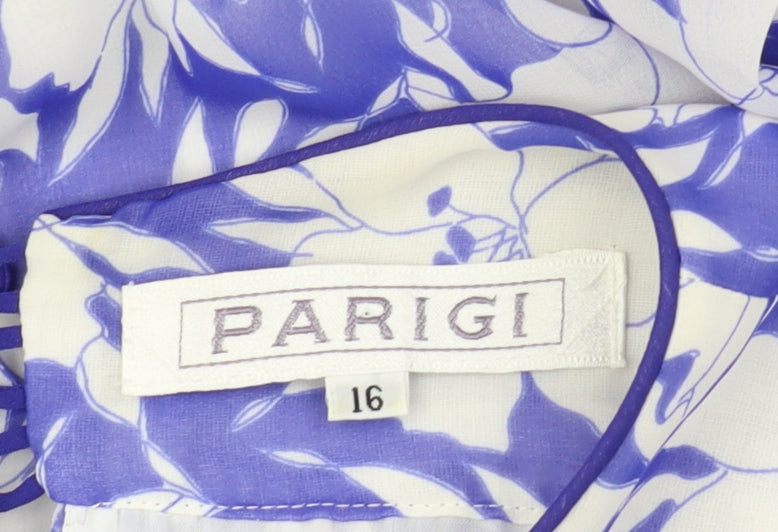 Parigi Women's Multicoloured Floral Midi Dress