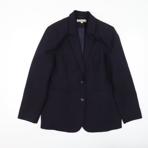 Anthology Women's Black Blazer Size 14 Business Classic