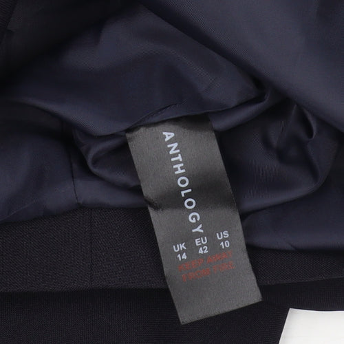 Anthology Women's Black Blazer Size 14 Business Classic