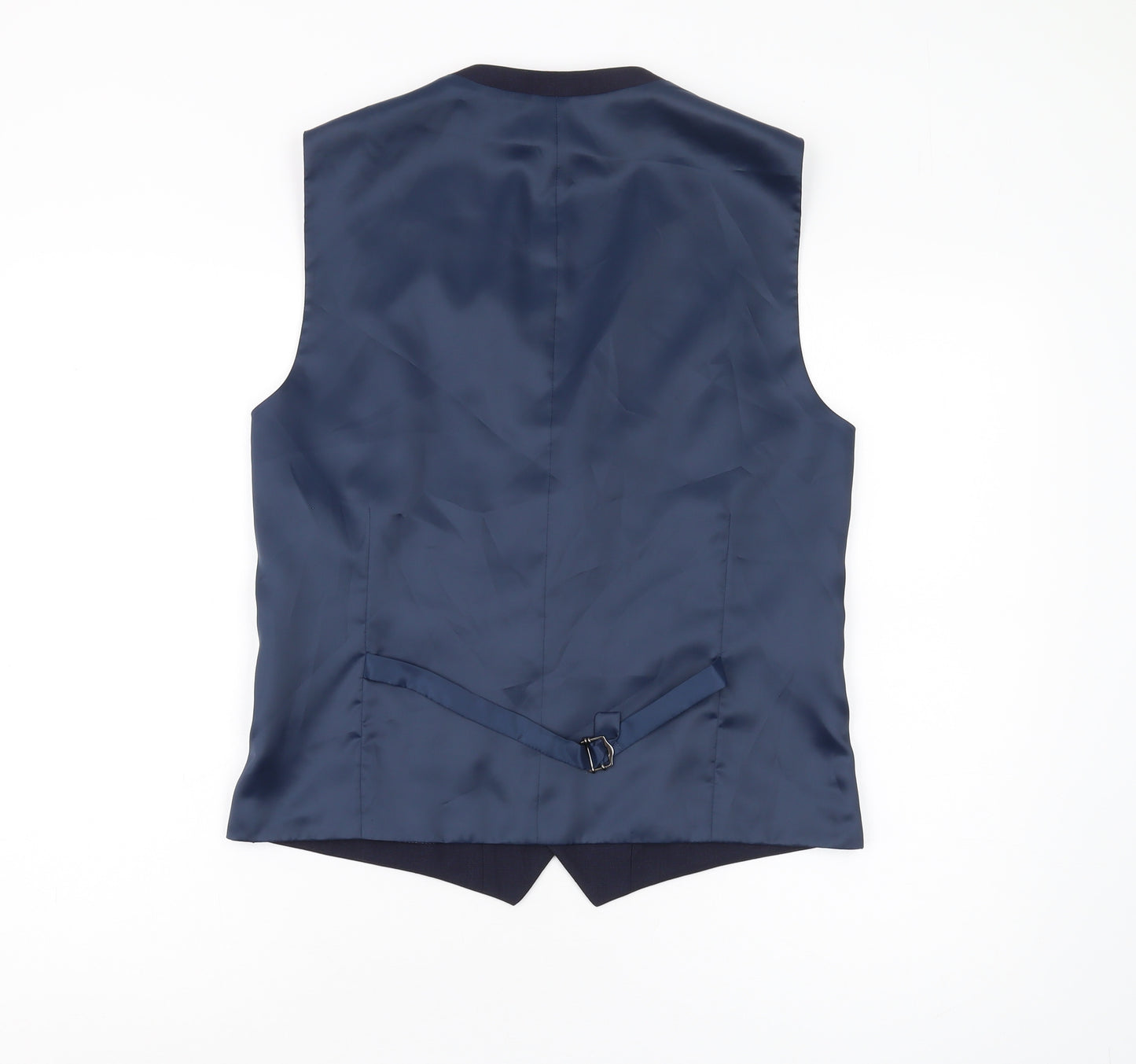 Next Men's Blue Regular Fit Waistcoat 38