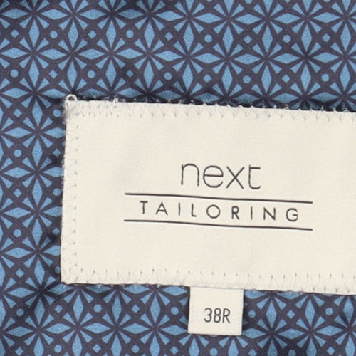Next Men's Blue Regular Fit Waistcoat 38