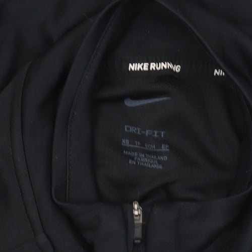 Nike Women's Black Dri-Fit Pullover XS Long Sleeve Top