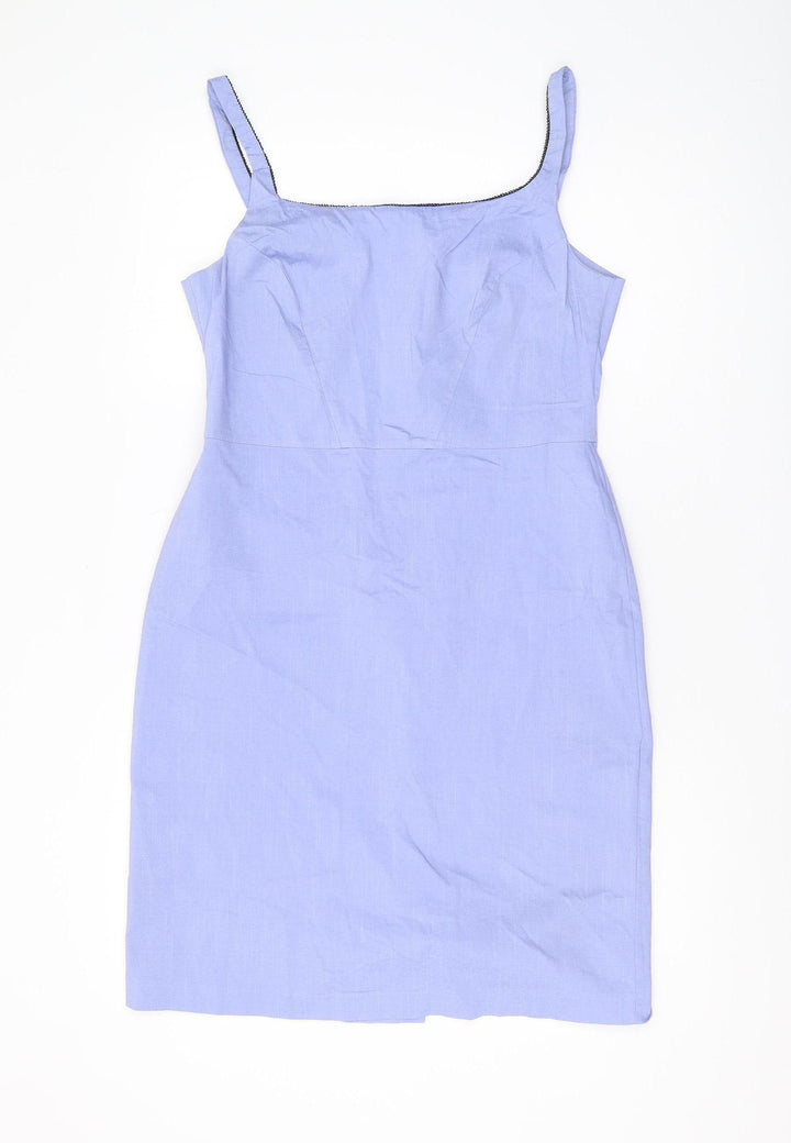 River Island Women's Blue Bodycon Dress Size 6