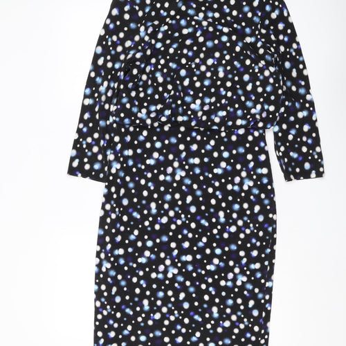 Phase Eight Women's Black Sheath Dress Size 10
