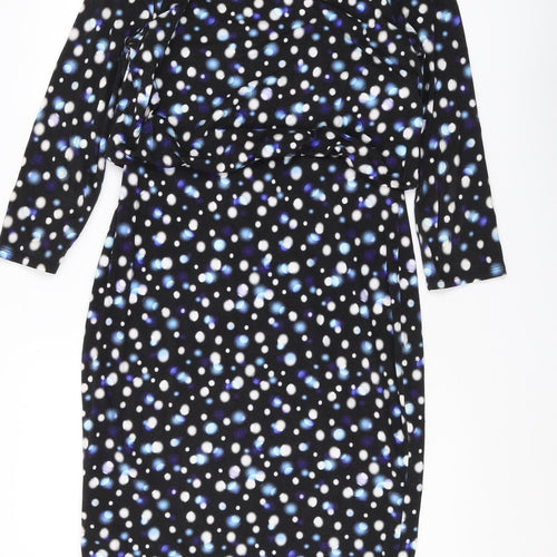 Phase Eight Women's Black Sheath Dress Size 10