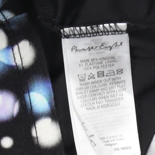 Phase Eight Women's Black Sheath Dress Size 10