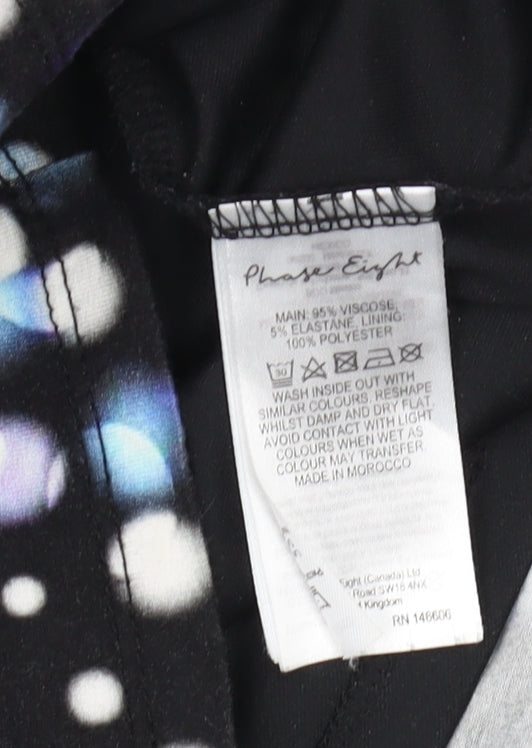 Phase Eight Women's Black Sheath Dress Size 10