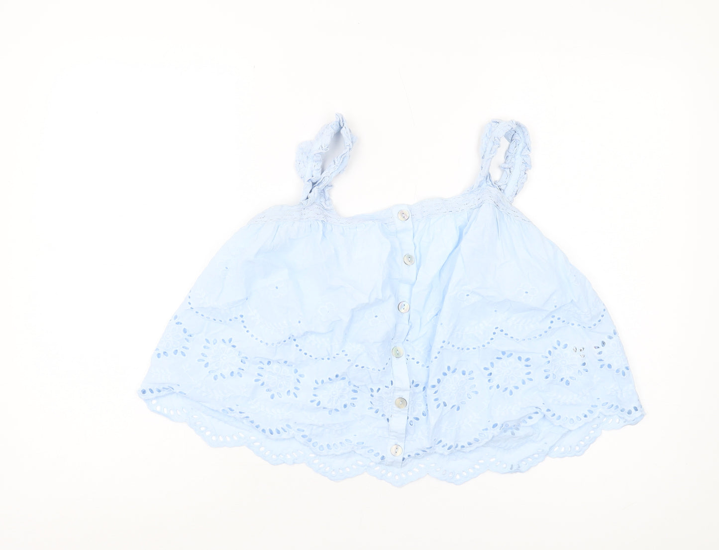 River Island Women Blue Floral Camisole Blouse 10