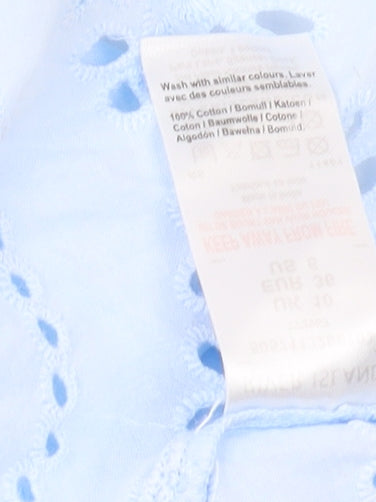 River Island Women Blue Floral Camisole Blouse 10