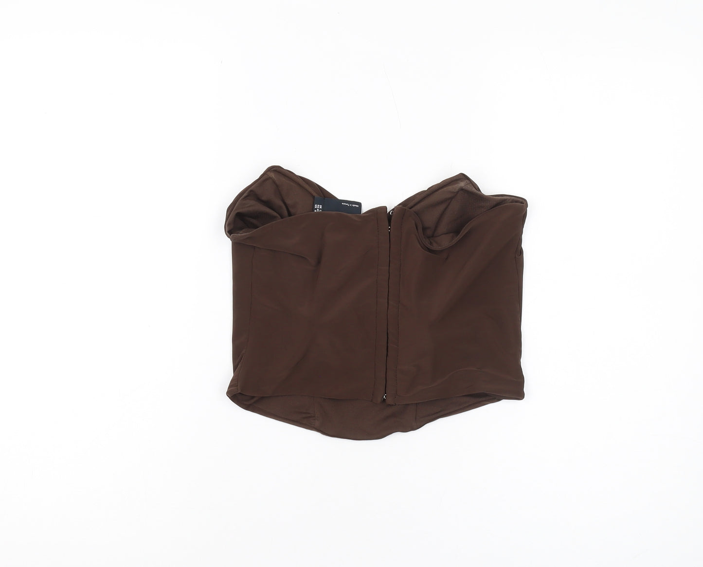 ASOS DESIGN Women’s Brown Strapless Blouse Size 12