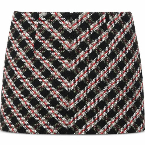 Zara Women's Plaid Tweed Skirt, Size M - Chic Workwear