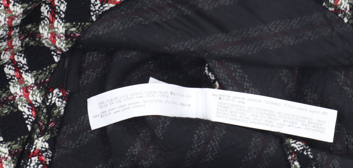 Zara Women's Plaid Tweed Skirt, Size M - Chic Workwear