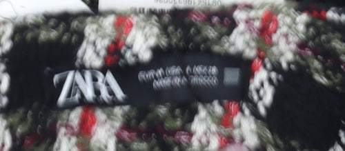 Zara Women's Plaid Tweed Skirt, Size M - Chic Workwear