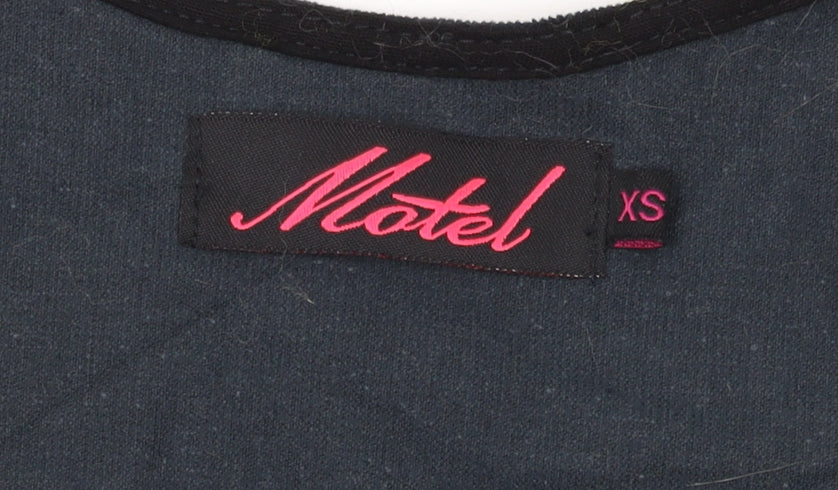 Motel Women’s Black Pinafore Dress XS - Chic Casual Style