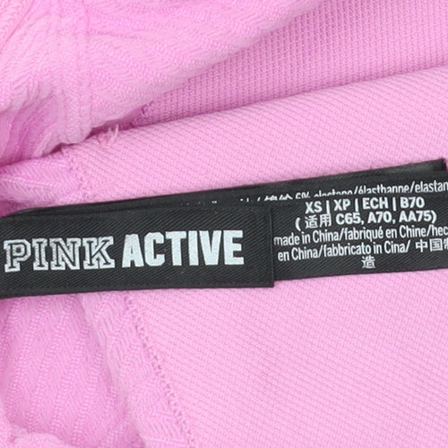 Pink Active Women's Pink XS Sports Bra