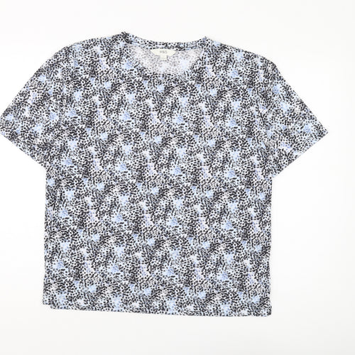 Marks and Spencer Women Multicoloured 12 Floral T-Shirt