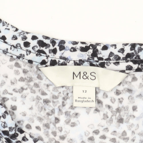Marks and Spencer Women Multicoloured 12 Floral T-Shirt