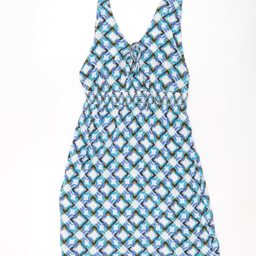 Next Women's Multicoloured A-Line Dress, Size 10, Geometric