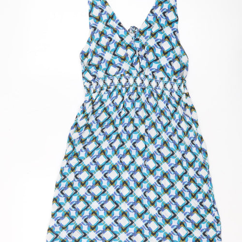 Next Women's Multicoloured A-Line Dress, Size 10, Geometric