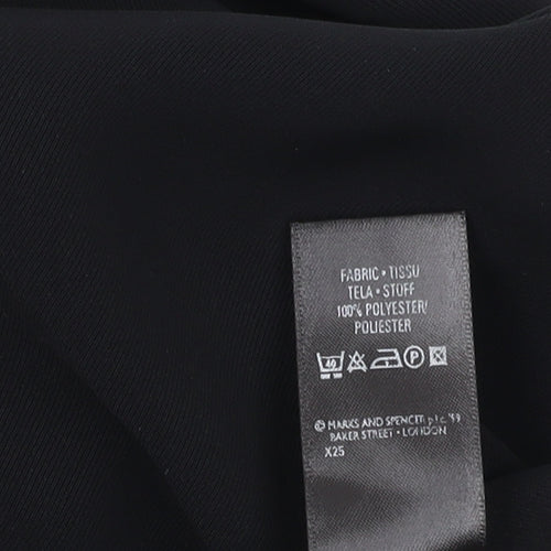 Marks and Spencer Women's Black Pencil Skirt Size 18