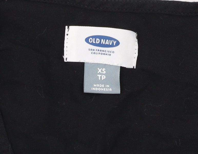 Old Navy Women's Black XS V-Neck Top
