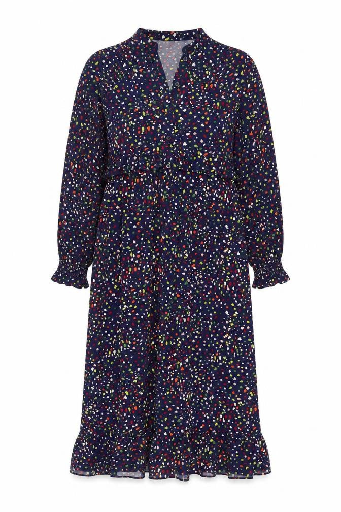 Feather & Bone Women's Floral Midi Shirt Dress Size 8