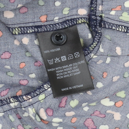 Feather & Bone Women's Floral Midi Shirt Dress Size 8