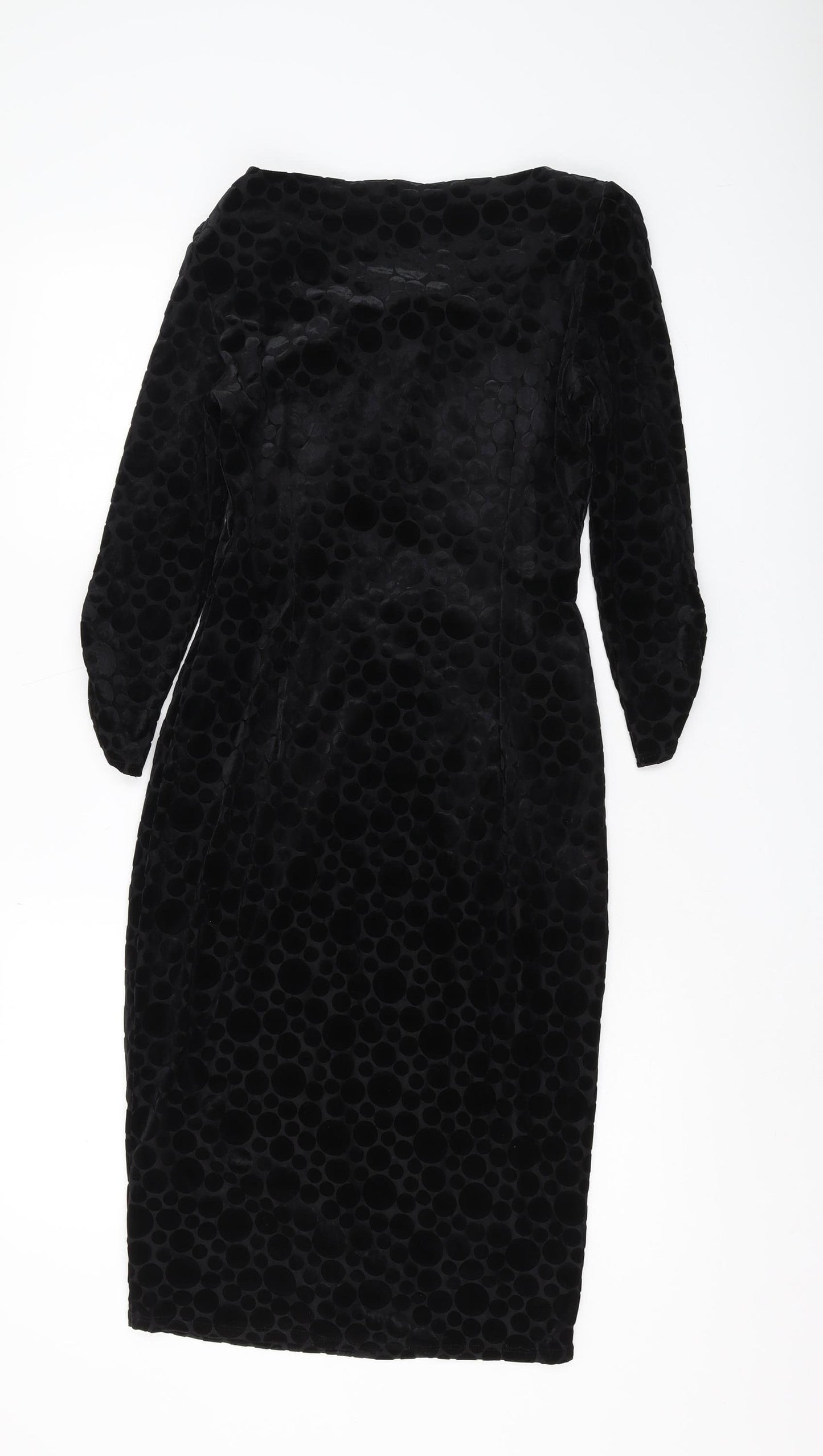 Marks and Spencer Black Bodycon Dress Size 10