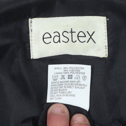 Eastex Women's Blue Floral A-Line Midi Dress - Size 14