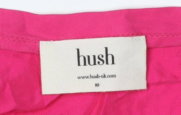 Hush Pink Women's Blouse, Size 10, Short Sleeve