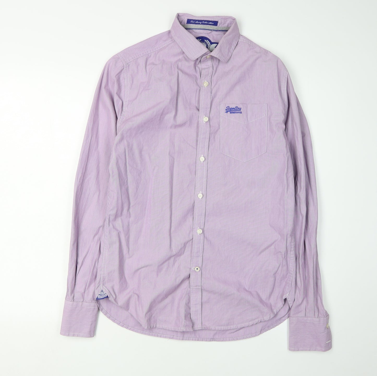 Superdry Men's Purple Button-Up Shirt, Small