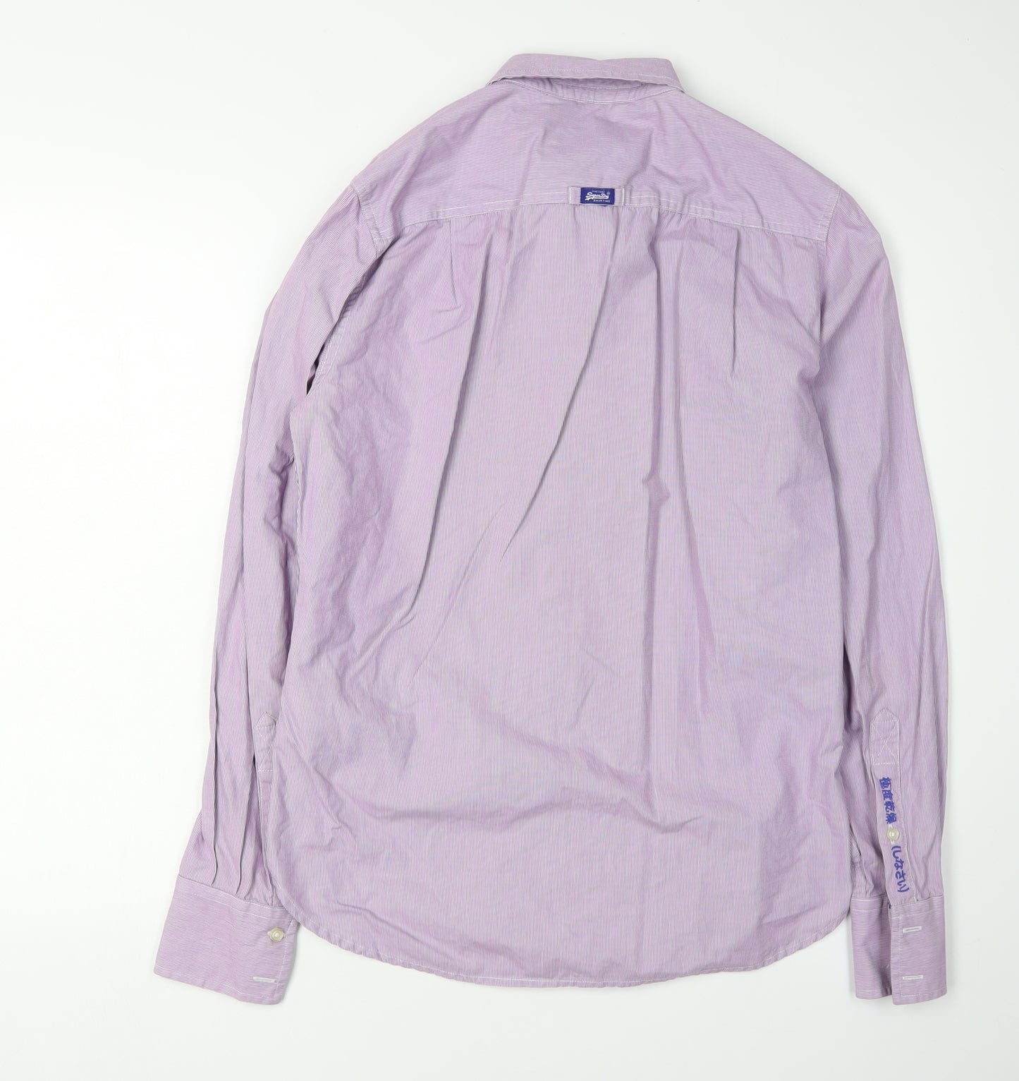 Superdry Men's Purple Button-Up Shirt, Small