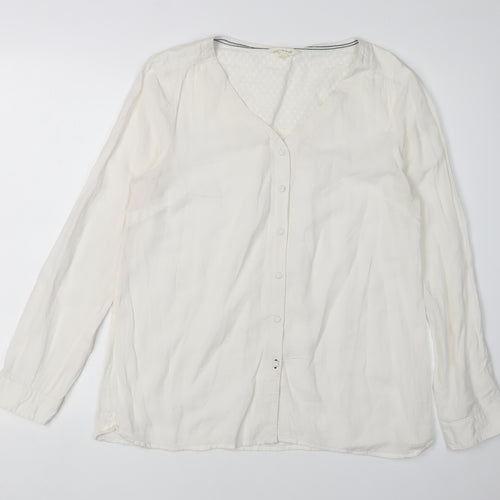White Stuff Women's White Blouse Size 14