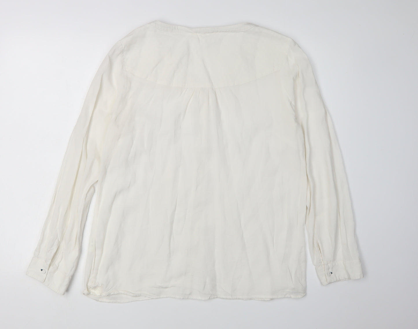 White Stuff Women's White Blouse Size 14