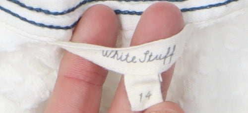 White Stuff Women's White Blouse Size 14