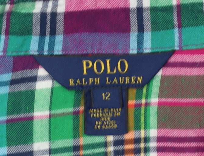 Polo Ralph Lauren Women's Multicoloured Plaid Shirt