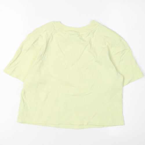 Adidas Unisex Green T-Shirt, Size 12, Basic Style