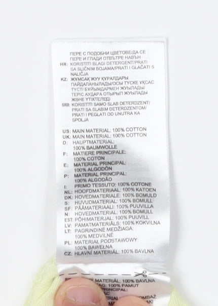 Adidas Unisex Green T-Shirt, Size 12, Basic Style