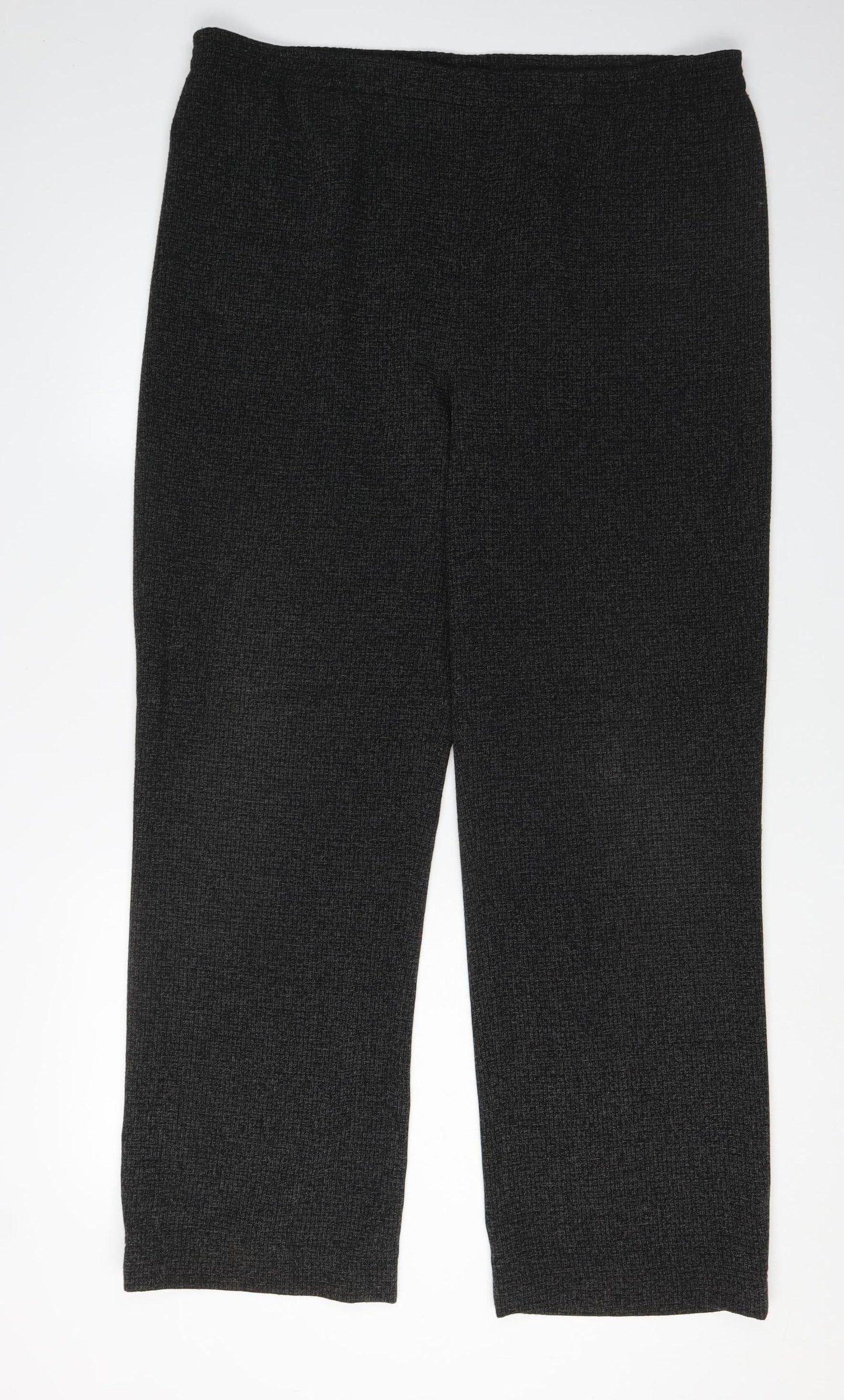Viyella Women's Black Straight Trousers Size 14