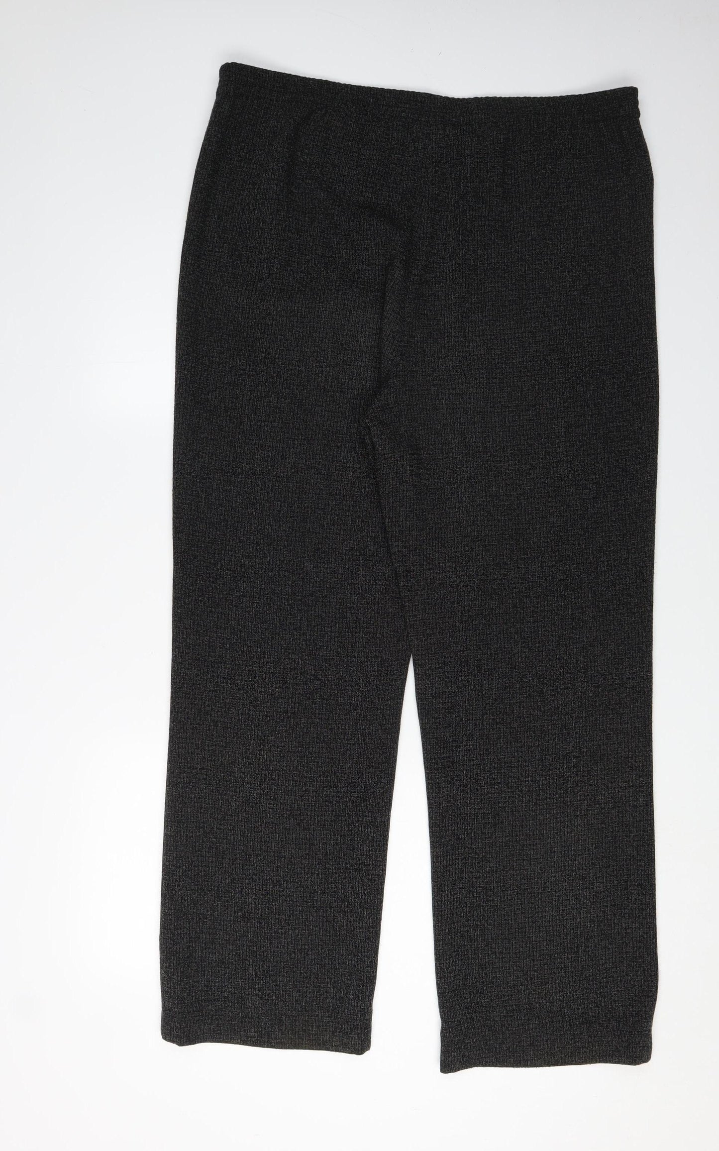 Viyella Women's Black Straight Trousers Size 14