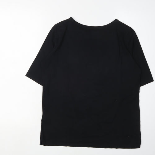 Calvin Klein Unisex Black T-Shirt S Basic Style