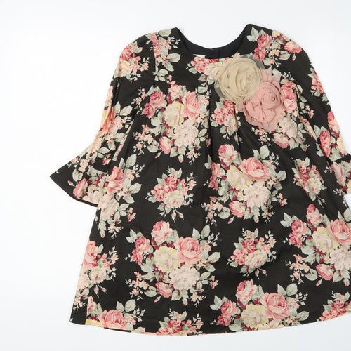 Laura Ashley Girls Floral A-Line Dress 6 Years