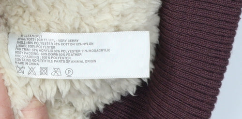 FatFace Women's Brown Puffer Waistcoat Size 8 Hooded