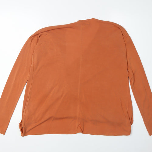 Abercrombie & Fitch Women's Orange XS Wrap Top