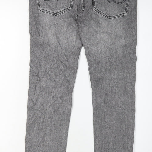 Jack & Jones Men's Grey Skinny Jeans Size 30 Slim Fit