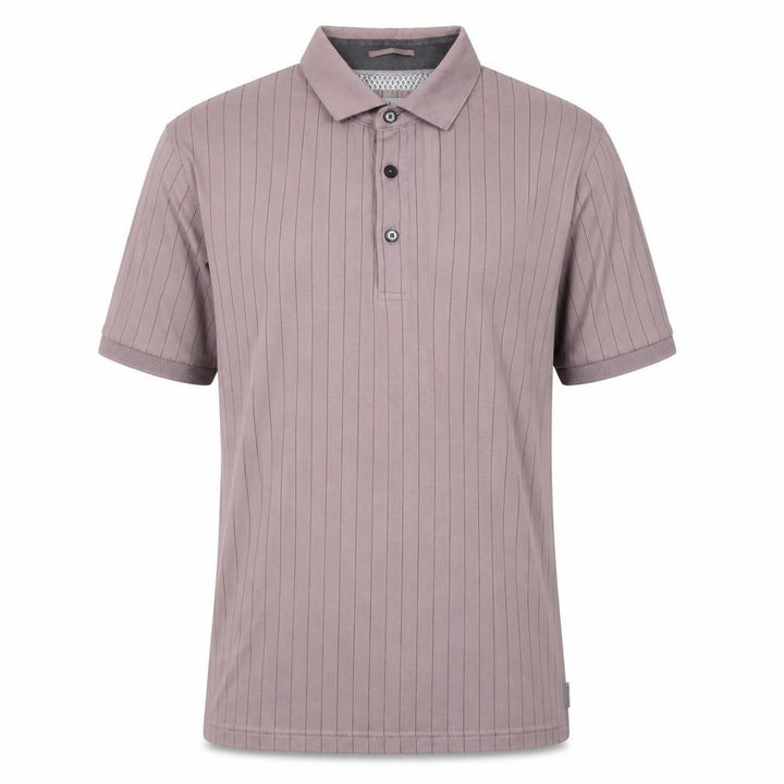 Ted Baker Men's Purple Striped Polo Shirt M