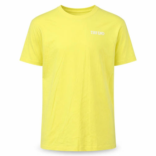 Jack & Jones Men's Yellow XL Crew Neck T-Shirt