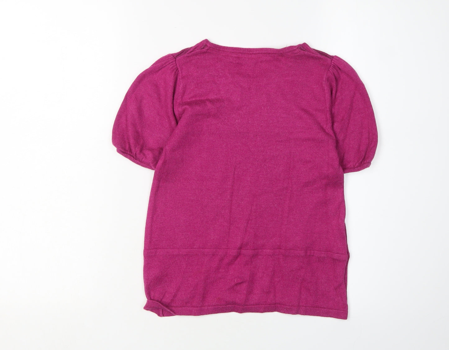 Ted Baker Girls Pink Pullover Jumper, 7 Years, Short Sleeve