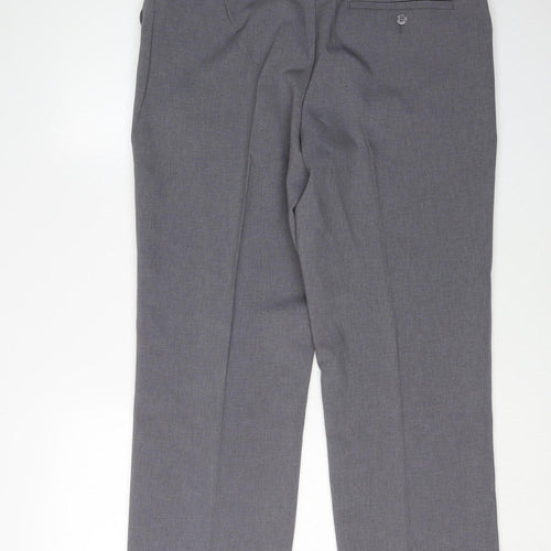 Farah Grey Men's 36 Dress Pants Straight Leg