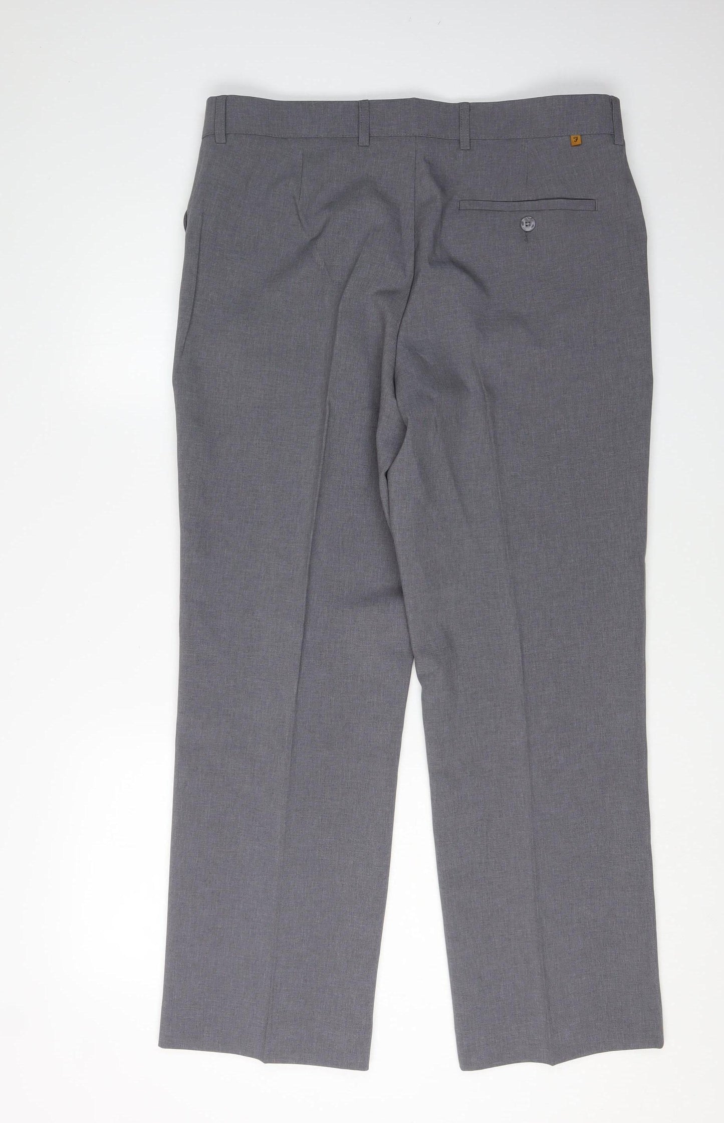Farah Grey Men's 36 Dress Pants Straight Leg